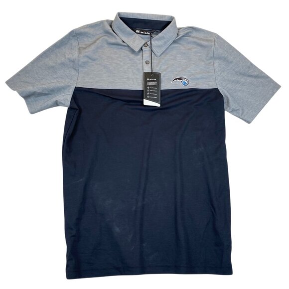 NWT Travis Mathew Mens Polo Shirt Medium The Rudds 2.0 Short Sleeve Stretch Gray - Picture 1 of 11